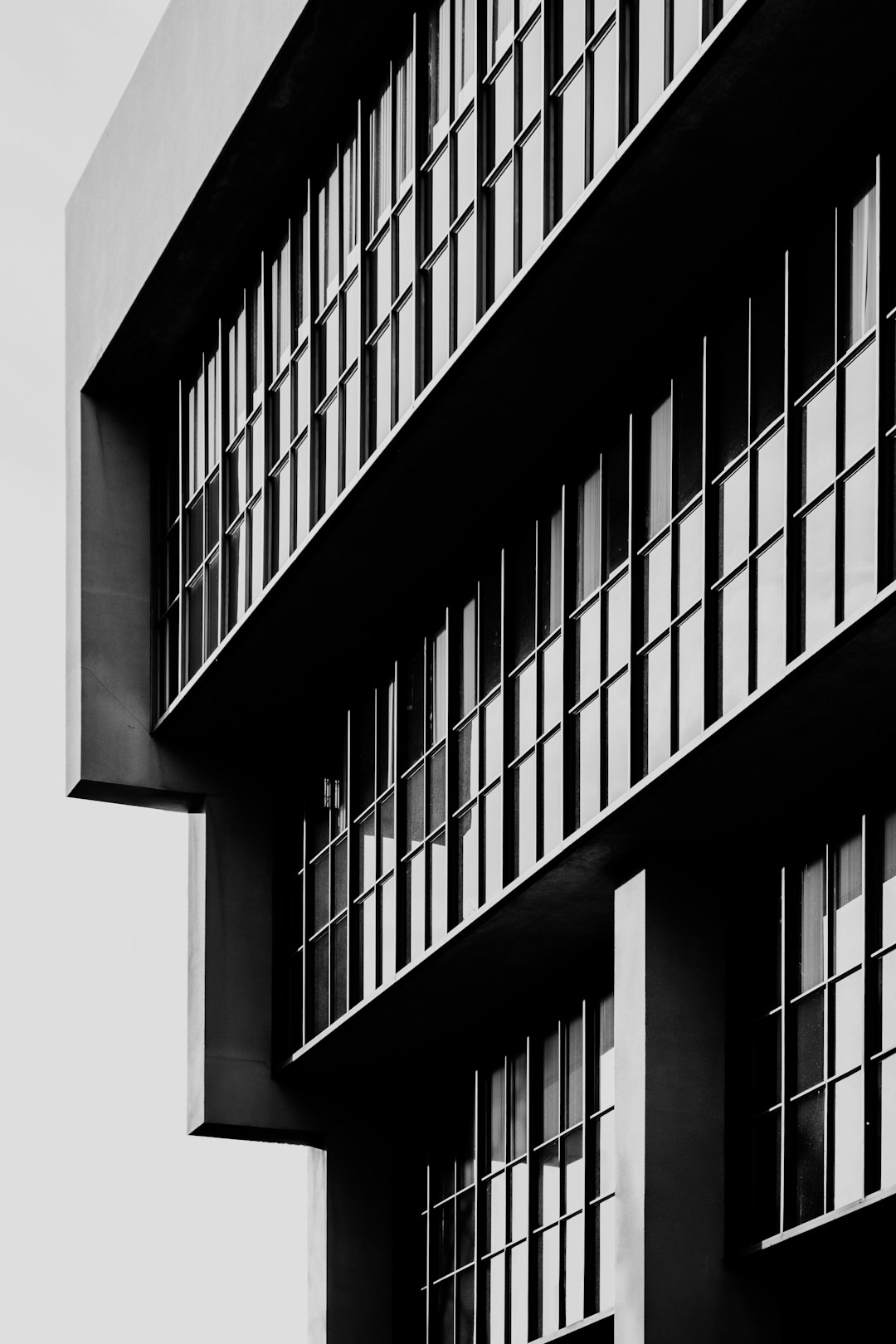 Modernist building facade